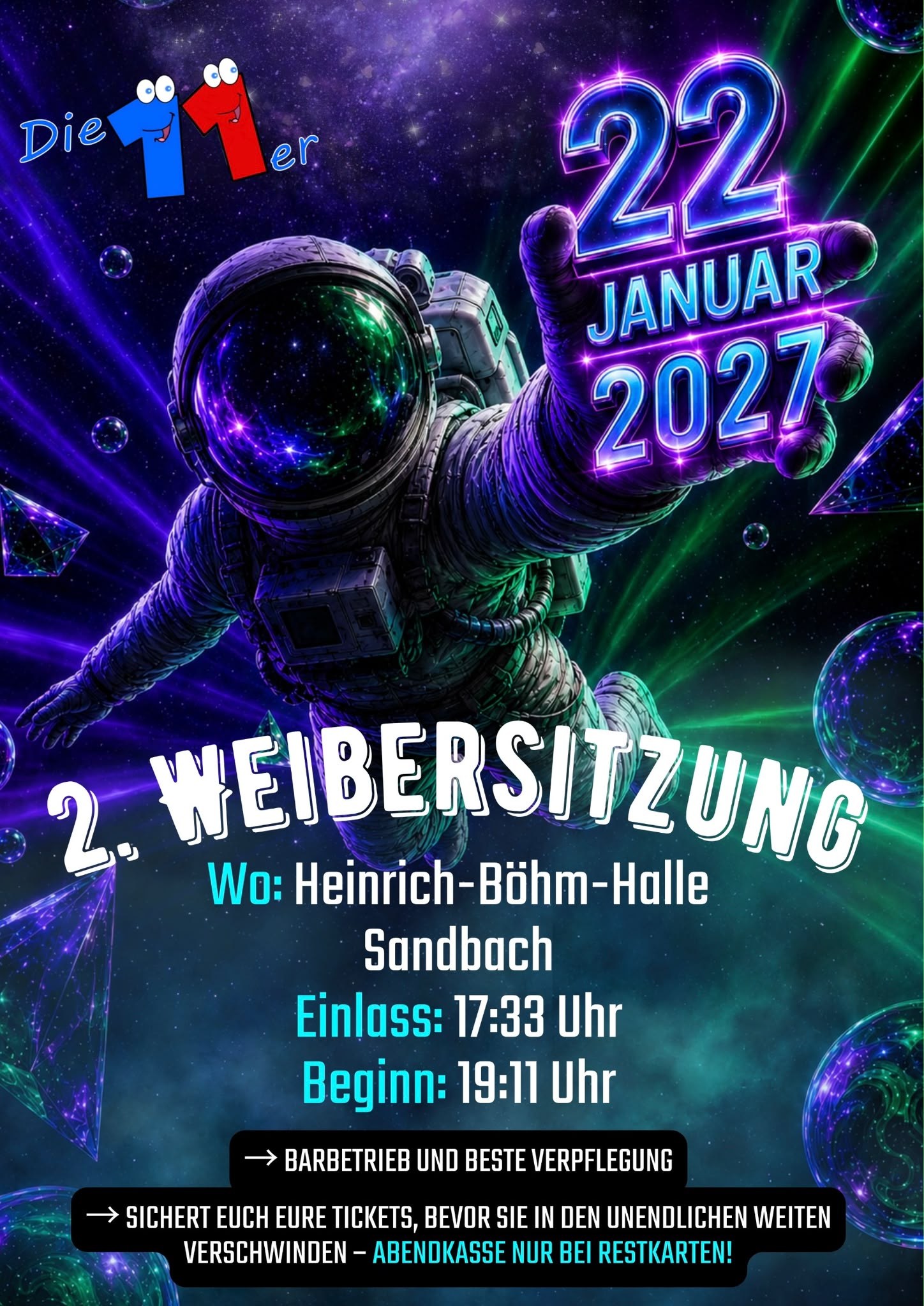2. Weibersitzung
